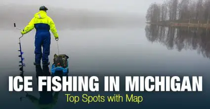Ice Fishing in Michigan (MI) – Top Spots with Map