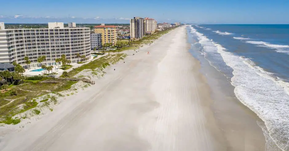 Clearest Water Beaches In Florida: Jacksonville Beach